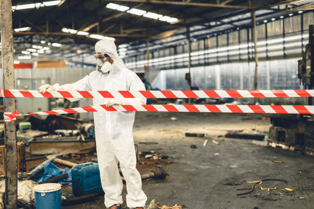 Professional Infectious Disease Decontamination technician working in Palm Bay, FL